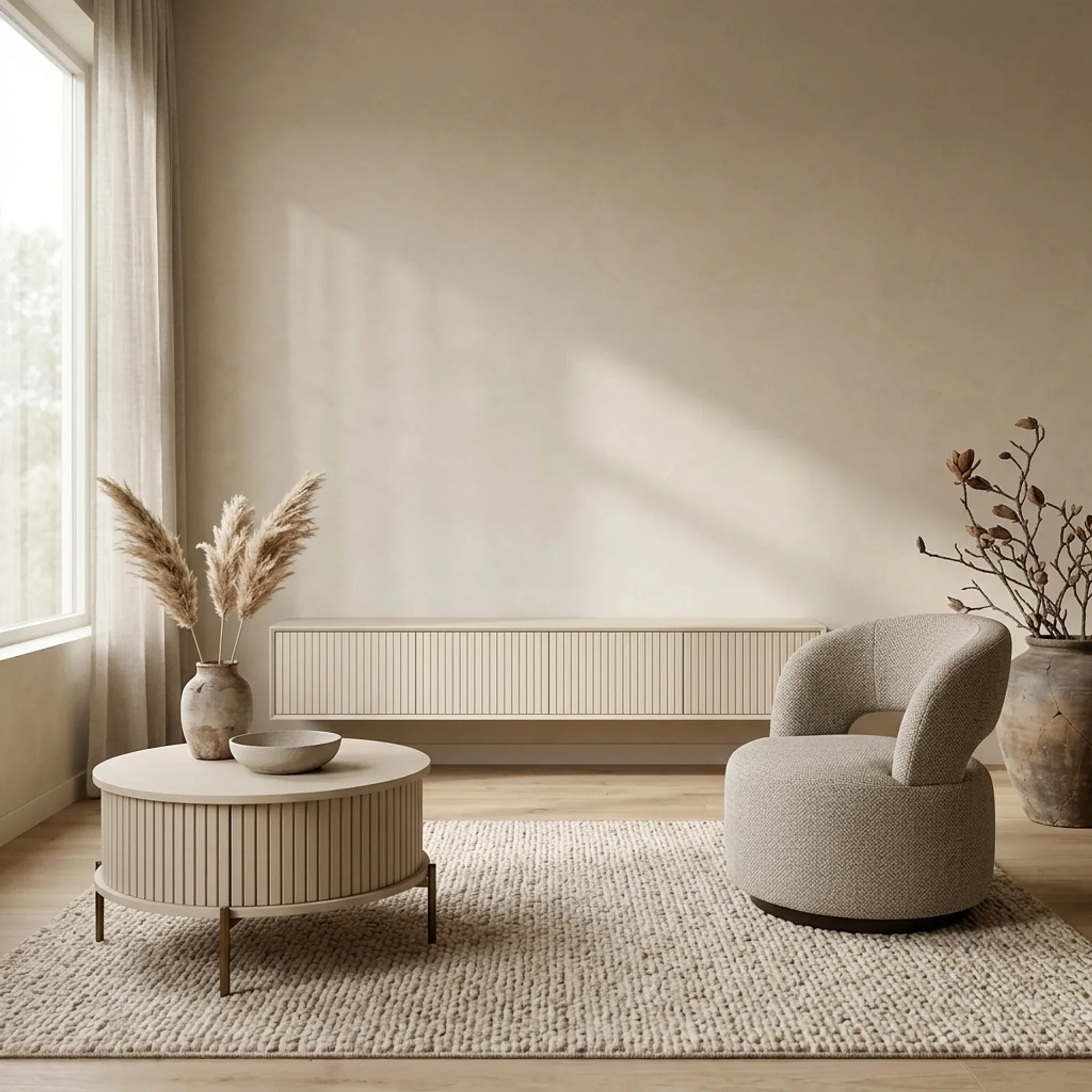 Floating TV Unit Madison Sand | 280 cm