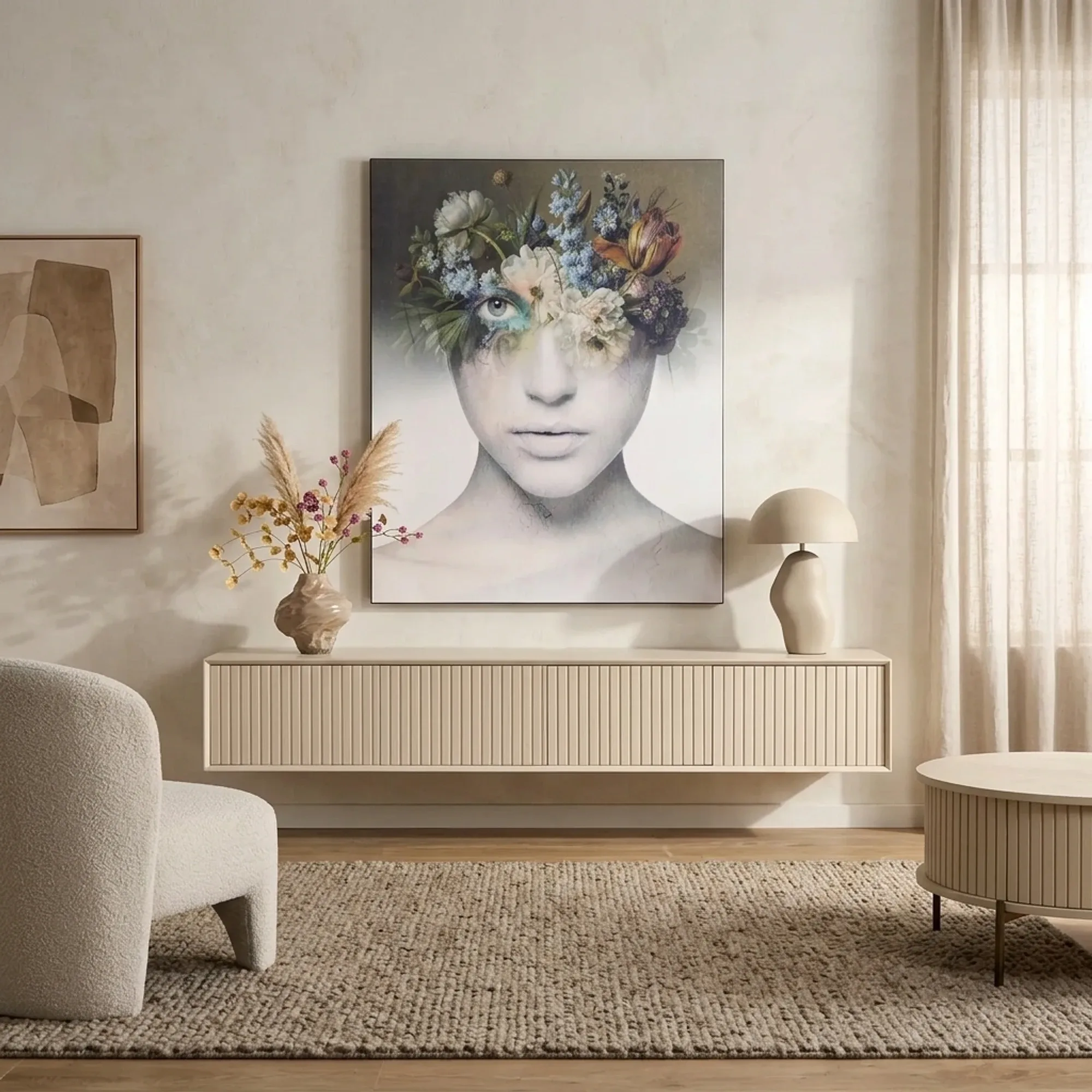 Floating TV Unit Madison Sand | 200 cm