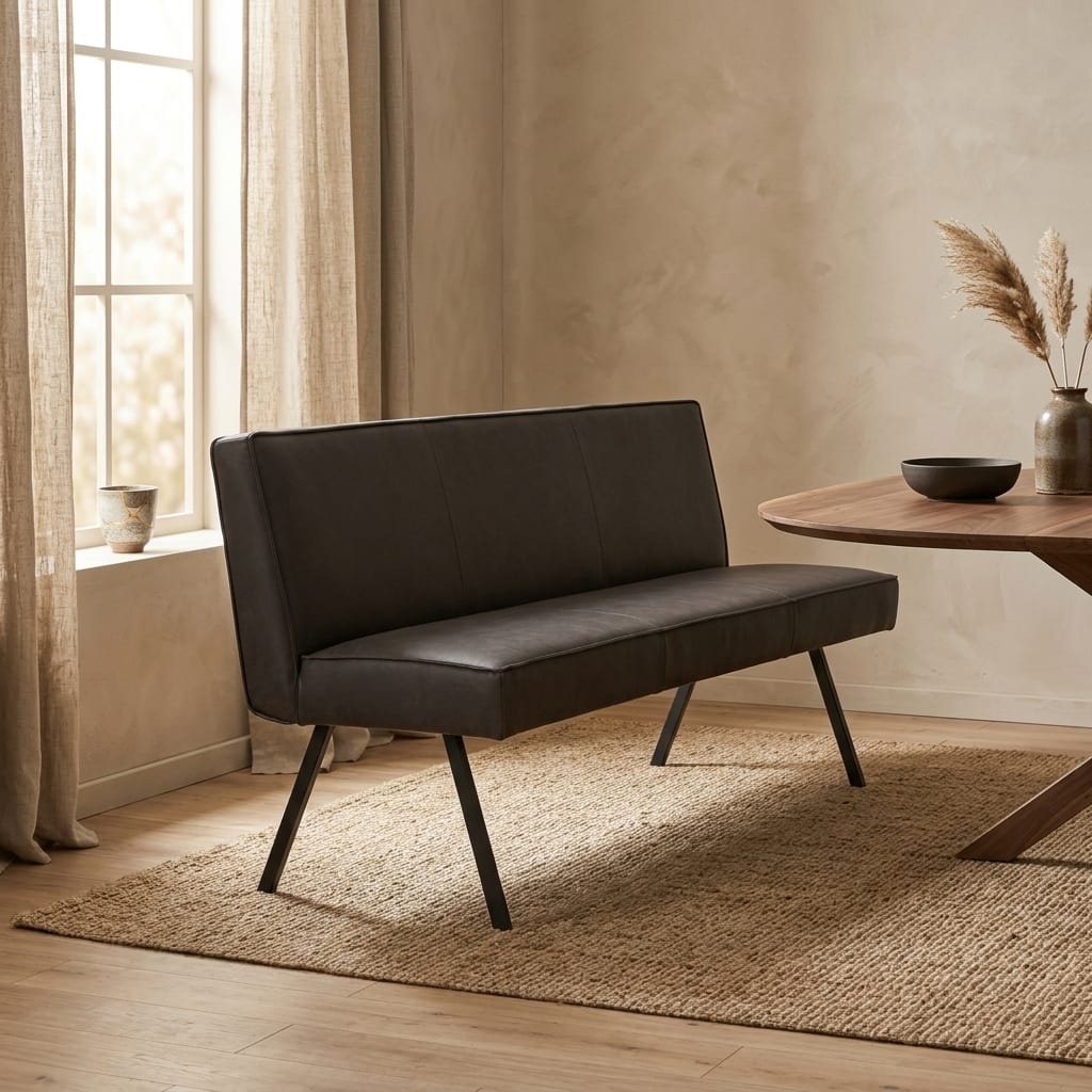 Eetkamerbank Mathilda Recht - HE design