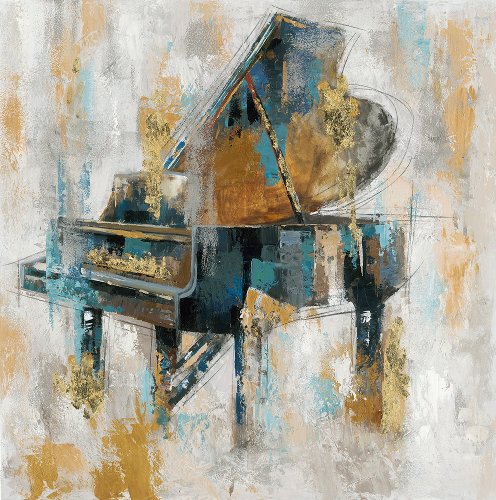 Schilderij Piano - Hiskiart