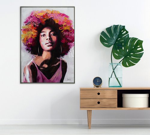 Cuadro Stylish Young Woman - Hiskiart