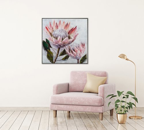 Schilderij Pretty Protea - Hiskiart