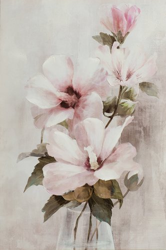 Schilderij Zachtroze bloesem - Hiskiart