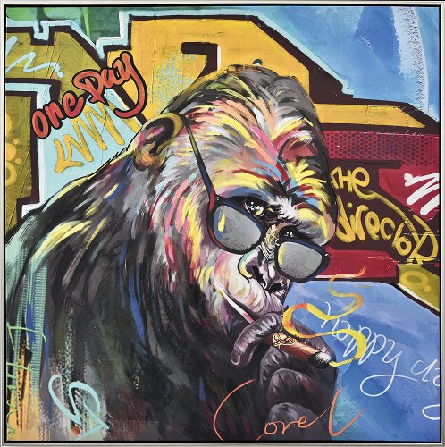 Cuadro Chimpancé con gafas de sol - Hiskiart