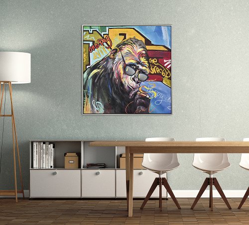 Cuadro Chimpancé con gafas de sol - Hiskiart