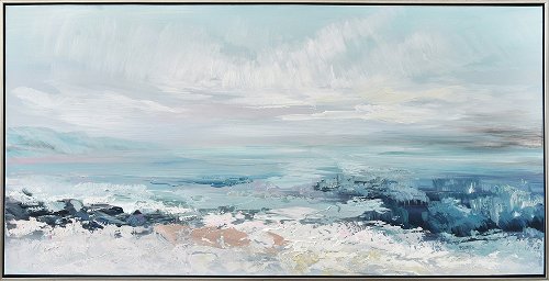 Schilderij View of the Sea - Hiskiart