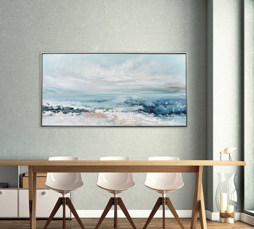 Schilderij View of the Sea - Hiskiart