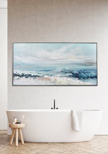Schilderij View of the Sea - Hiskiart