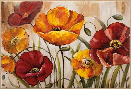 Schilderij Pretty Poppies - Hiskiart