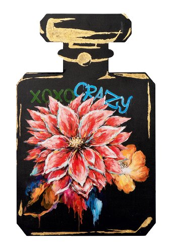 Wanddecoratie Flower Flacon - Hiskiart