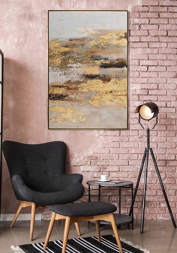 Schilderij Golden Journey - Hiskiart
