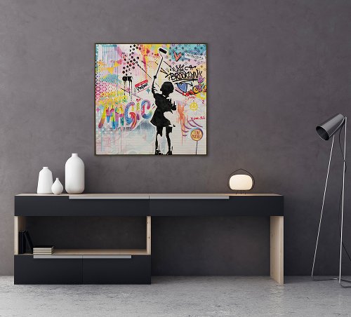 Cuadro Paint the Wall - Hiskiart