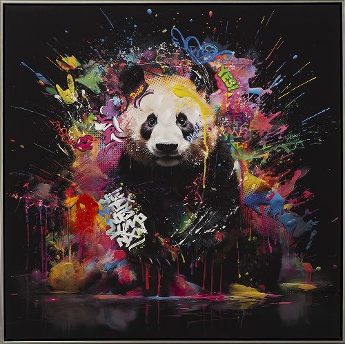 Cuadro Panda Color - Hiskiart