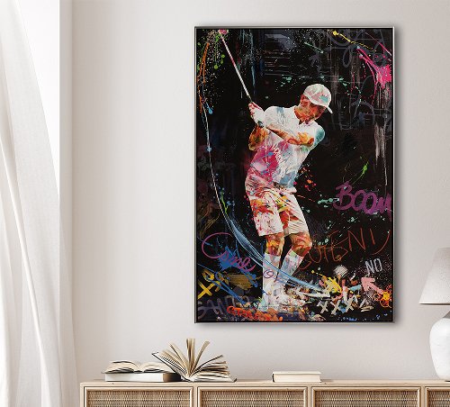 Schilderij Golf Boom - Hiskiart