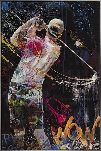 Schilderij Golf Wow - Hiskiart