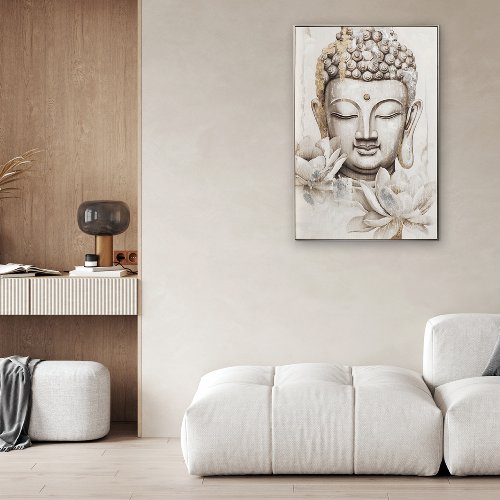 Schilderij Light Buddha - Hiskiart