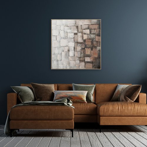 Schilderij Energetic Squares - Hiskiart
