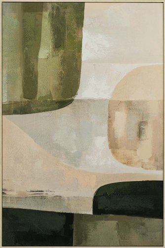 Schilderij Green Nature verticaal - Hiskiart