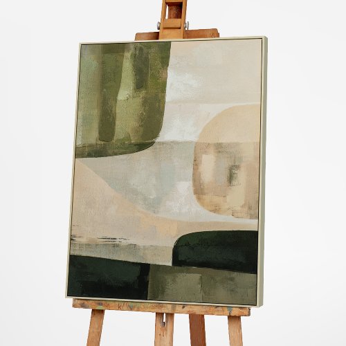 Schilderij Green Nature verticaal - Hiskiart