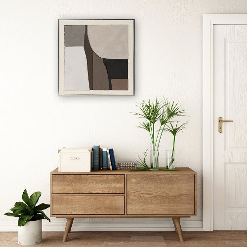 Cuadro Brown Geometry - Hiskiart
