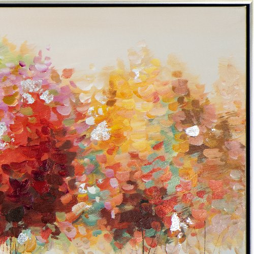 Schilderij Kleurrijk bos panorama - Hiskiart