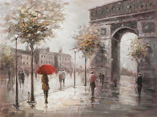 Cuadro Paseo por París - Hiskiart