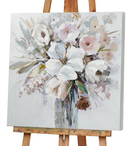 Schilderij Licht boeket roze - Hiskiart