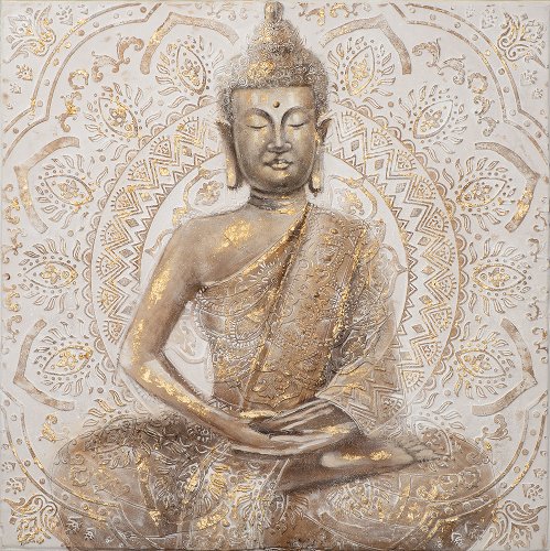Cuadro Golden Buddha - Hiskiart