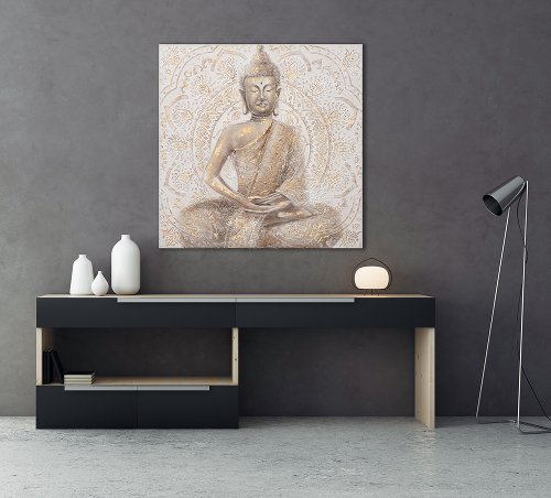 Cuadro Golden Buddha - Hiskiart