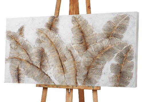 Schilderij Bladeren in de wind - Hiskiart