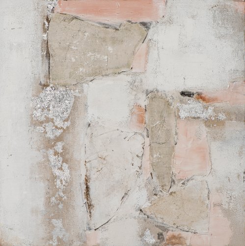 Schilderij Facetten in terracotta - Hiskiart