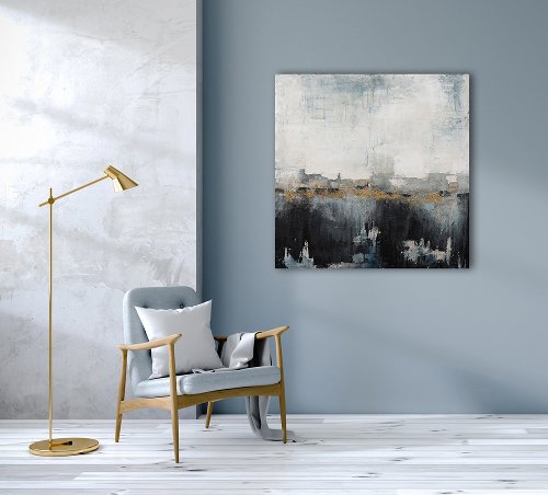 Schilderij Horizon vierkant - Hiskiart