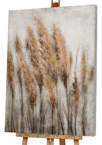 Schilderij Graan in de wind - Hiskiart