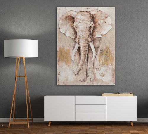 Cuadro Elefante en tierras cálidas - Hiskiart