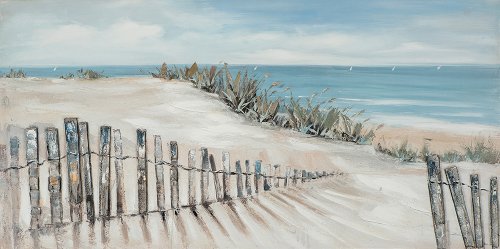 Schilderij Pad naar het strand - Hiskiart