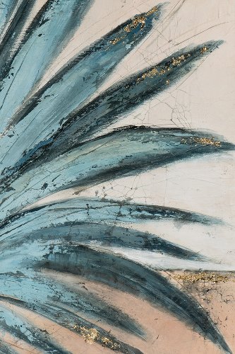 Schilderij Wuivend palmblad - Hiskiart