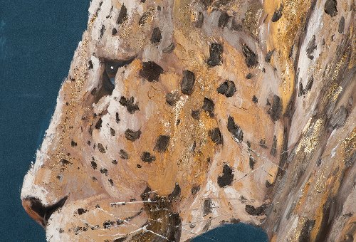 Cuadro Leopardo al anochecer - Hiskiart