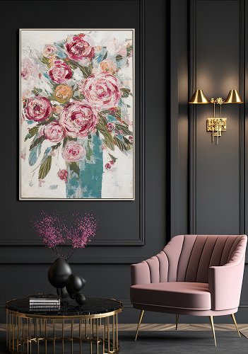 Schilderij Rose Breath - Hiskiart