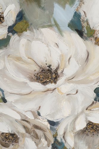 Schilderij Glittering Flowers - Hiskiart