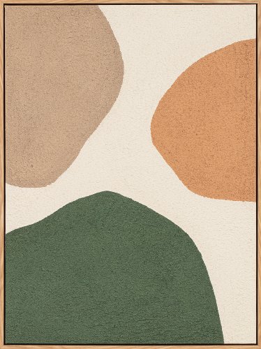 Schilderij Brown Dots - Hiskiart