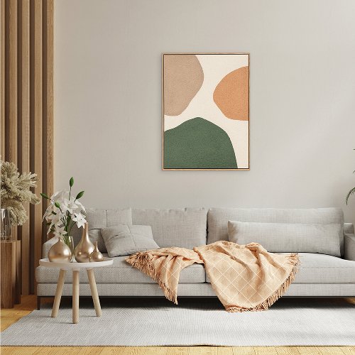 Schilderij Brown Dots - Hiskiart