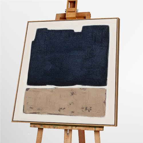 Schilderij Sandy Beach abstract - Hiskiart