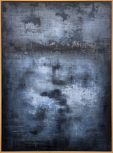 Schilderij Deep Blue - Hiskiart