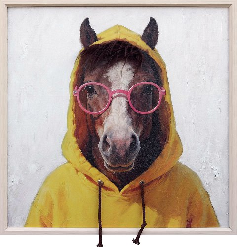 Schilderij Hip paard - Hiskiart
