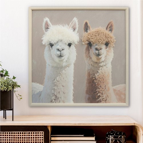 Schilderij Beste maatjes - Hiskiart