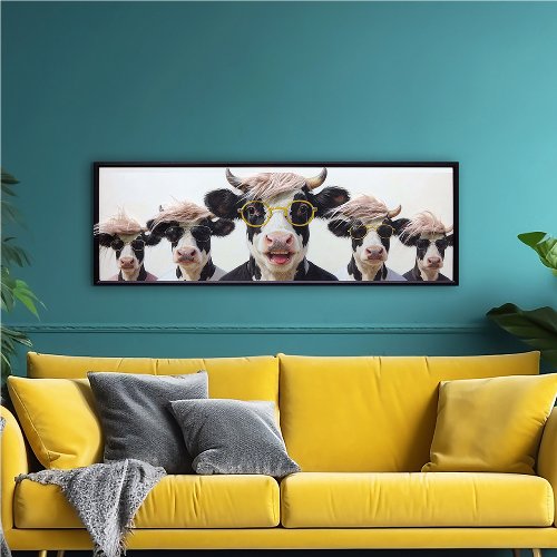 Schilderij Vijf op een rij - Hiskiart