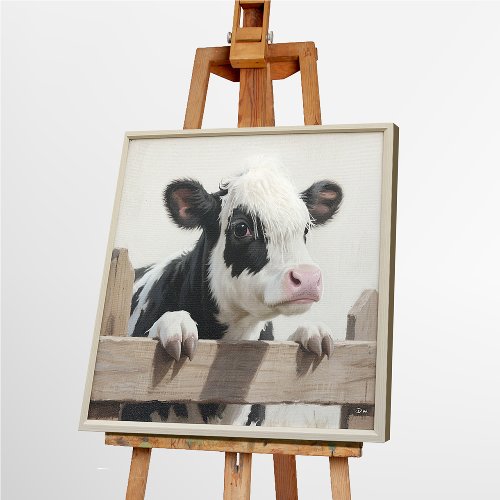 Schilderij Nieuwsgierige blik - Hiskiart