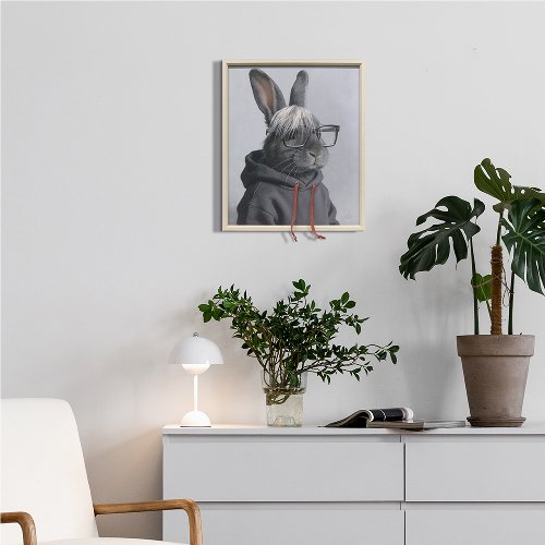 Schilderij Huppel in hoodie - Hiskiart