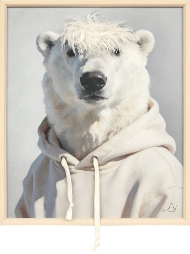 Schilderij Koele ijsbeer - Hiskiart