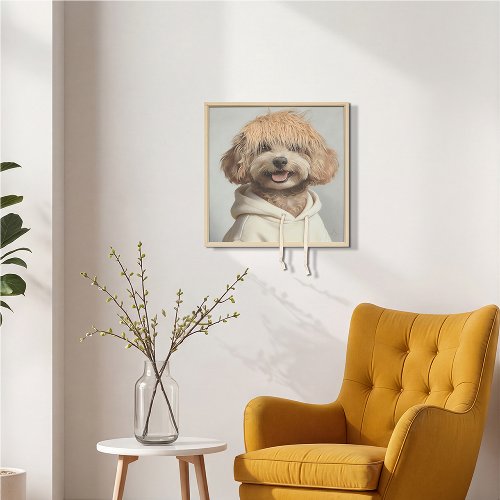 Schilderij Hond met stijl - Hiskiart